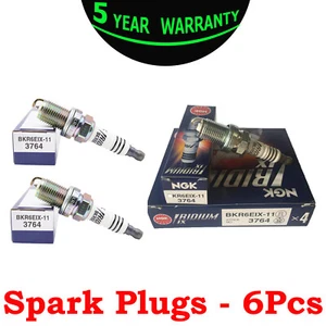 6 p FOR ngk Iridium IX Spark Plug Set 3764 BKR6E1X11 >JAPAN/USA Gapped - Picture 1 of 24