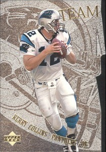 1997 Upper Deck Team Mates Carolina Panthers Football Card #TM9 Kerry Collins