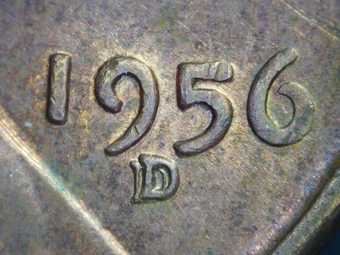 1956-D/D Lincoln Wheat Cent Penny, RPM-001, FS-501, TOP 100 RPM! Cover