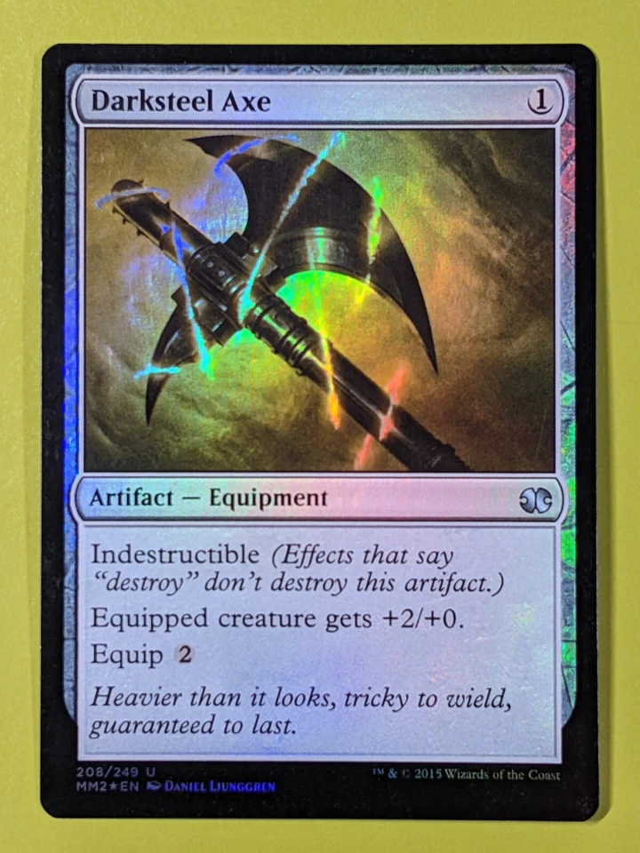 FOIL Darksteel Axe x1 Modern Masters 2015 1x Magic the Gathering MTG - Image 1 of 1
