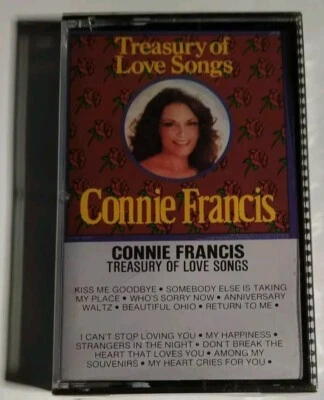 Connie Francis - Treasury Of Love Songs (Cassette Tape, 1985) Foto 1 de 4