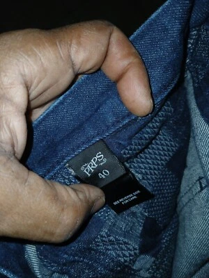  PRPS Mens Jeans Size 40x33 Barracuda Indigo Denim Dark Wash Straight Leg - Image 1 of 4