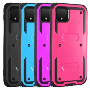 Estuche rígido defensor con clip de cinturón completo a prueba de golpes para Google Pixel 4/Pixel 4 XL - Imagen 1 de 31