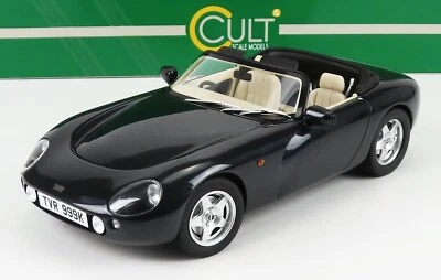 Modelli Cult TVR GRIFFITH SPIDER OPEN 1993 NERO 1/18 Scala Nuovo! - Immagine 1 di 2