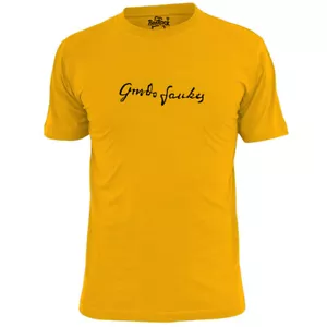 Camiseta para hombre Guy Fawkes firma pólvora trama anarquía - Imagen 1 de 3