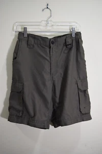 Boy Scout YOUTH L Uniform Official Green MICROFIBER Soft Shorts 30x8.5 J399 - Picture 1 of 12