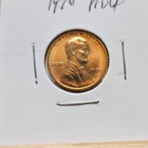 1970 S PROOF LINCOLN MEMORIAL CENT PENNY LARGE DATE Cover