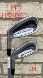 NEW TOUR STRIKER PRO 5 & 7 IRON SET STIFF FLEX LEFT HANDED LH GOLF TRAINING AID!