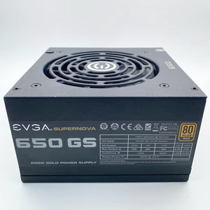 USED EVGA Supernova 650W GS Modular PSU - 80 Plus Gold Power Supply for PC - Picture 1 of 10