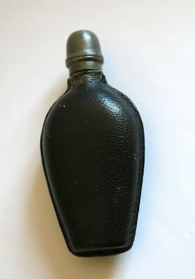 PETITE FLASQUE, petite gourde, flasque, eau de vie, alcool, eau bénite, WW1 . - Photo 1/4