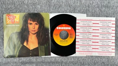 PATTY SMYTH Downtown Train / Tough Love 45 +PS Columbia 38-07112 NEW UNPLAYED ts - Image 1 of 4