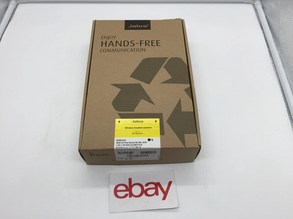 GN Netcom GN9125 Wireless Headset Flex Boom NC Mic w/ Accessories FREE S/H - Image 1 of 2