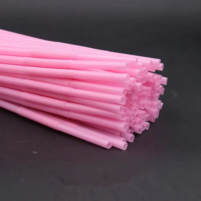 200 pajitas de plástico desechables de colores para cumpleaños boda celebración Foto 1 de 4