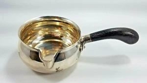 Sterling gestempelt schwarzer Stern und Frost Gorham Brandy Sauce Wärmer Ausgießer - Bild 1 von 12