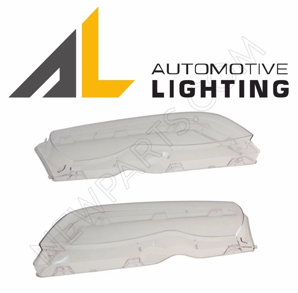 For BMW E46 4Door Sedan Wagon 2x Headlight Lens Left Right Plastic Cover for AL - Image 1 of 1