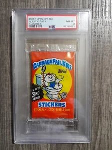 1986 Topps Garbage Pail Kids Series 3 UK Pack PSA 8 - Picture 1 of 2