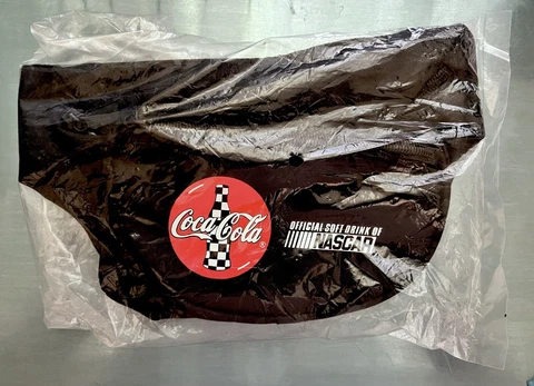Vintage Coca Cola NASCAR Fanny Pack Waist Belt Bag Unisex Collectible New Cover