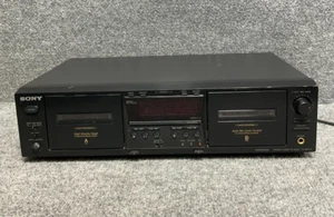 Sony TC-WE475 Tape Deck ๐ผโ๏ธ Dual Cassette Pitch Control โ Parts Only - Picture 1 of 14