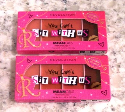 TWO (2) Mean Girls x Revolution Cream Blush Palette You Can't Sit With Us NEW - Image 1 of 3