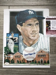 PHIL RIZZUTO SIGNED 11X14 ART PRINT #19/50 NY YANKEES HALL OF FAMER JSA COA - Picture 1 of 9