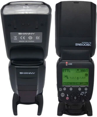 Shanny SN600SC GN60 TTL Speedlite Flash Flashgun as Canon 600EX-RT 580EX II - Image 1 of 4