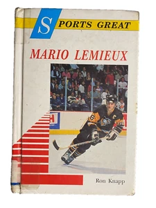 Mario Lemieux von Ron Knapp ~ 1995 gebunden ~ Ex-Bibliothek - Bild 1 von 6