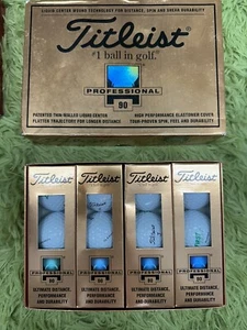 NIB Titleist Professional 90 Box 12 Golf Balls w/Logo - Picture 1 of 3