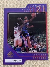 1997-98 SP Authentic Marcus Camby Profiles Level 3 III Die-Cut /100 Limited