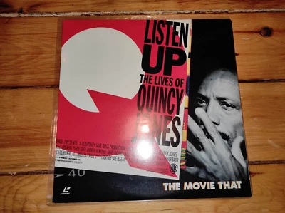 LISTEN UP: THE LIVES OF QUINCY JONES Laser Disc LD Ray Chrales Ice-T 12047 - Image 1 of 4