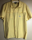 Enyce Men?S Short Sleeve Button Shirt Yellow Size Xl
