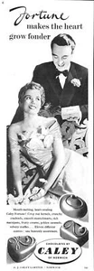1952 Advert for CALEY of Norwich 'FORTUNE' Chocolates (5) Ephemera Print Ad - Picture 1 of 1