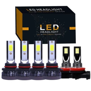For Acura CSX Sedan 4-Door 2.0L 2006-2011 LED Headlight High-Low Fog Light Bulbs - Picture 1 of 12