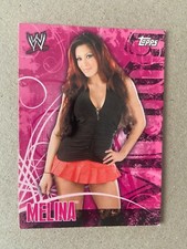 WWE WWF MELINA TOPPS 2007 FACE OFF WRESTLING TRADING CARD 73 AEW NXT
