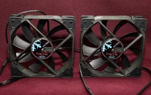 2x 120mm Case Fan Fractal Design Venturi HF-12 1400 RPM DC 12V 20/08 - Afbeelding 1 van 3