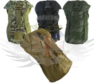 KOMBAT UK STUFFER GENERAL PURPOSE UTILITY POUCH 600D,MOLLE,BLACK,GREEN,BTP CAMO - Picture 1 of 17