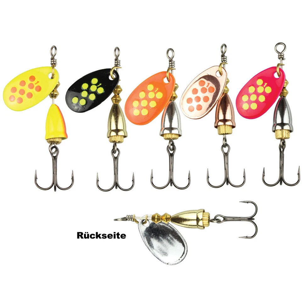 FTM Rodeo X-Trema Spinner mit Glocke 4g 6g 8g 10g alle Farben Barsch Forelle - Bild 1 von 1