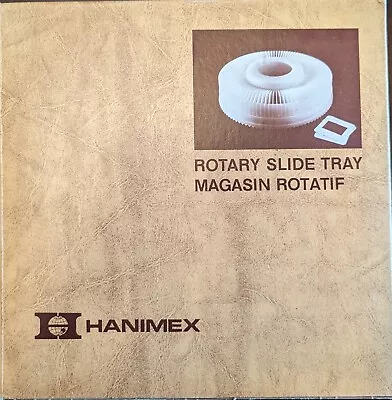 Hanimex Rotary Slide Tray, 100 2"x2"  Slides, FREE U.S. SHIPPING, Model 093069 - Image 1 of 4