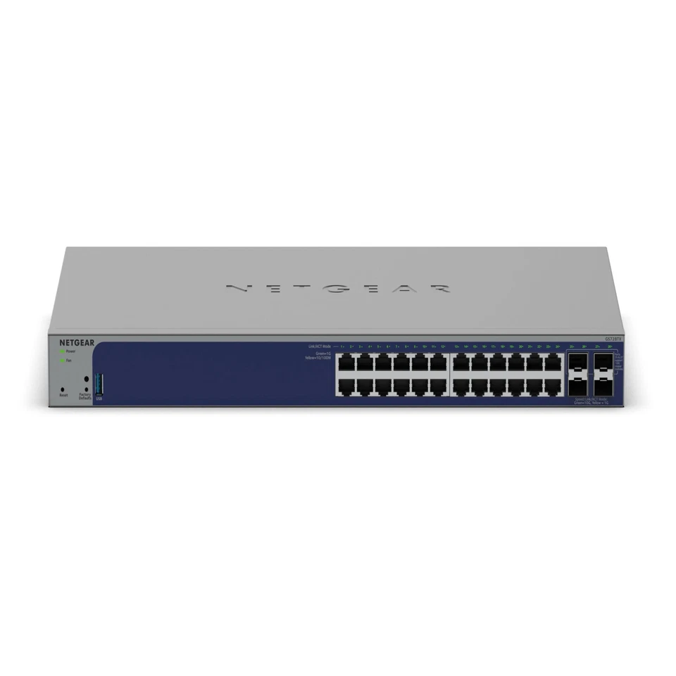 *NEW* NETGEAR GS728TX v3 24-Port Gigabit Ethernet Smart Switch - Image 1 of 1