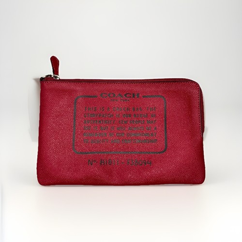 Borsa Coach rivestita in tela Storypatch F57669 City Tote Posey e Cherry Pouch