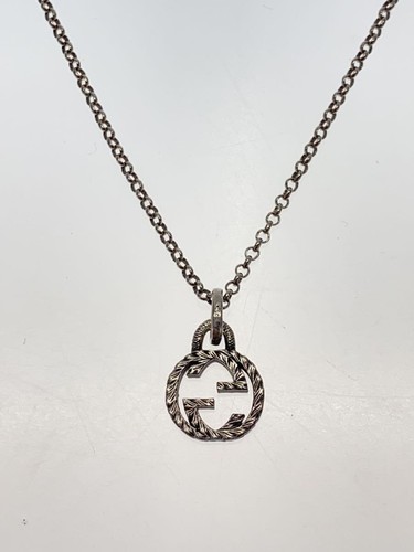 Collana Gucci ad incastro G_ SV925 SLV top disponibile uomo 45535