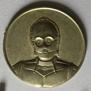 Moneda medalla Star Wars Lucas Film CP3O - Imagen 1 de 2