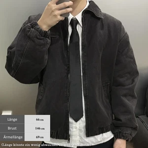 Cropped Breite Prada FW24 Denim/Jeans Bomberjacke Workwear [Größe S] - Bild 1 von 8