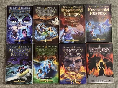 DISNEY'S Kingdom Keepers Books 1-7 & Hard Cover Sequel Book 2 By Ridley Pearson - Image 1 of 4
