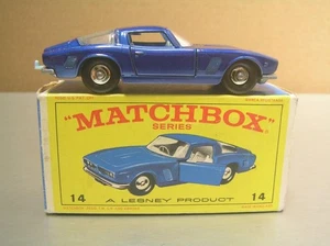 Matchbox Lesney Regular Wheels #14 ISO Grifo Mint in Box - Bild 1 von 10