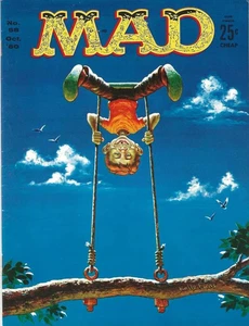MAD Magazine No. 58 Oct '60 Upside Down Alfred E. Neuman NM- Condtion - Picture 1 of 2