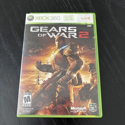 Gears Of War 2 For Xbox 360 2008 With Box, Manual Great condition Tested working - Image 1 of 4