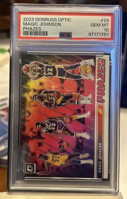 Donruss Optic 2023 - Magic Johnson - Phazes - Case Hit - PSA 10 Foto 1 de 2