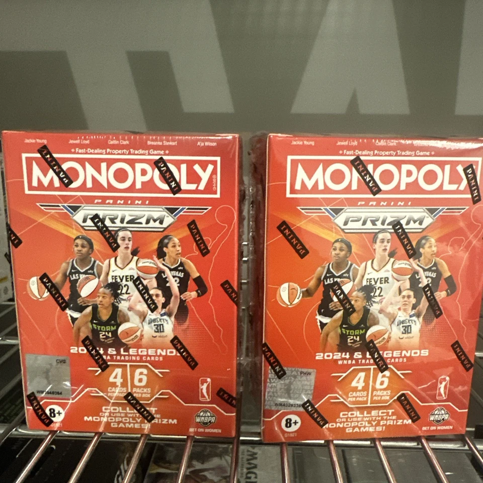 2024 Monopoly Panini Prizm WNBA Basketball Blaster Box Rare Millionaire INSERTS  - Image 1 of 1
