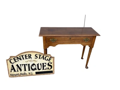 67081 STATTON Consola Cereza Sólida Sofá Mesa Soporte con Cajón Foto 1 de 4