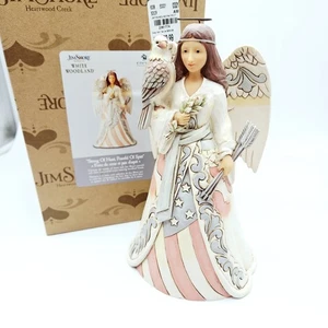 Jim Shore Strong of Heart Peaceful of Spirit Engel Figur 4. Juli 9,5" Box  - Bild 1 von 8